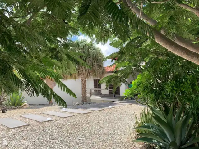 Villa la Brise | Bonaire, Bonaire, Santa Barbara - villa Toutes les couleurs se retrouvent autour et autour du Breeze, du bleu piscine au vert gazon.