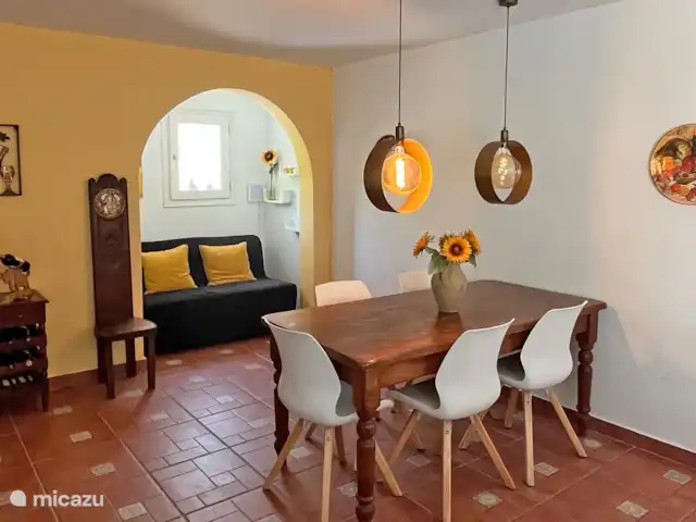 Casa Bodega | Espagne, Costa Blanca, Dénia - villa Appartement du bas : Niche avec canapé-lit.