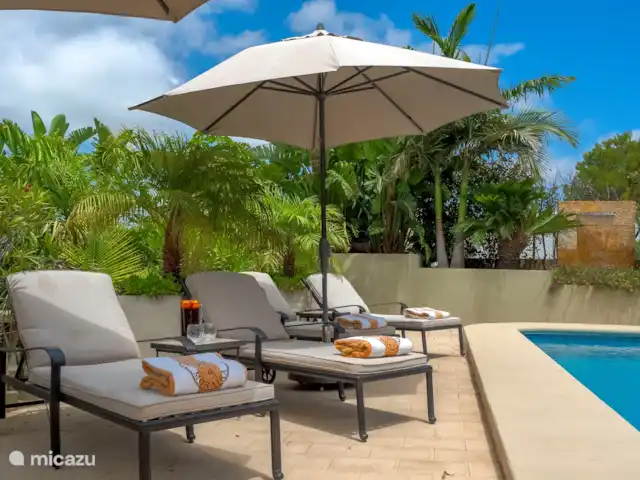 Villa Sieste | Espagne, Costa Blanca, Moraira - villa Chaises longues avec parasols