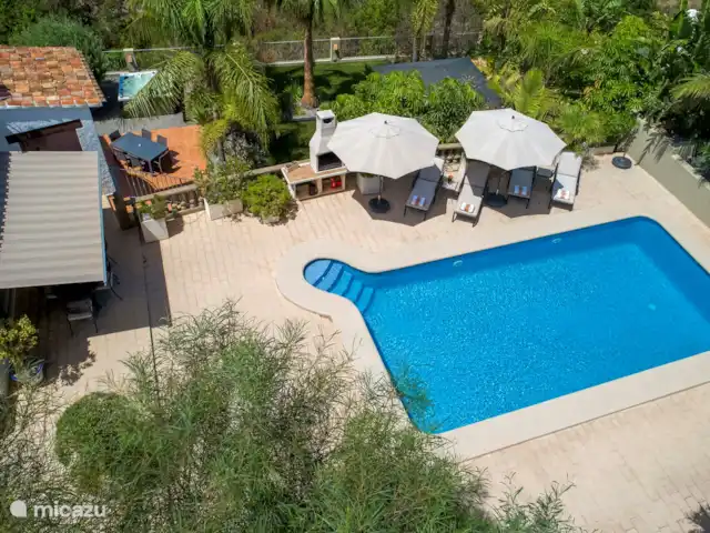 Villa Sieste | Espagne, Costa Blanca, Moraira - villa Vue de dessus du drone / Piscine