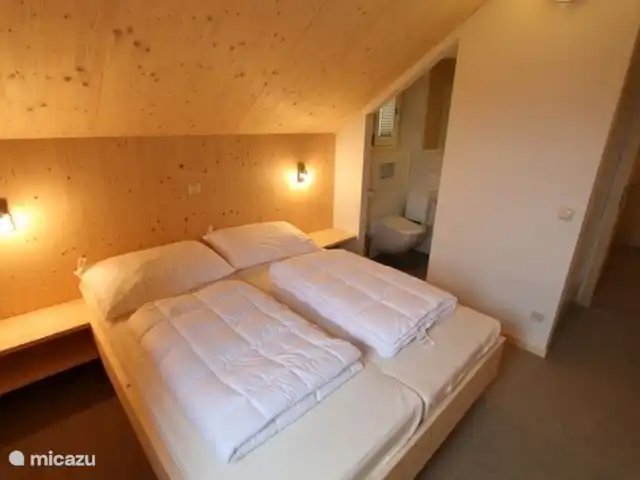 Chalet de bien-être Kreischberg | Autriche, Styrie, Sankt Lorenzen ob Murau - chalet Chambre avec salle de bain privée. Equipé de toilettes, douche et lavabo.
