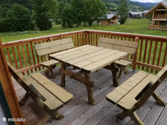 Chalet de bien-être Kreischberg | Autriche, Styrie, Sankt Lorenzen ob Murau - chalet Mobilier de jardin à disposition. également 4 transats.