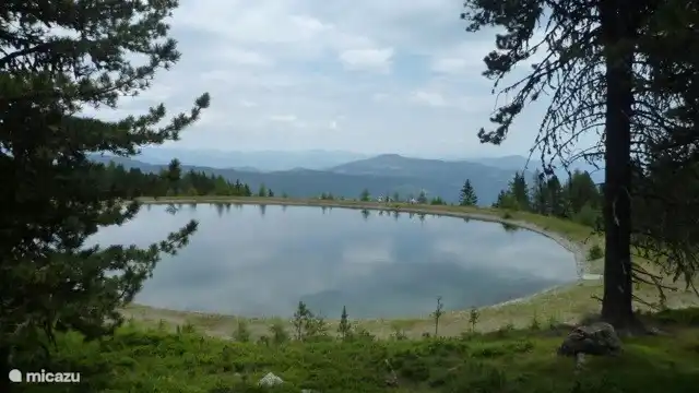 Boven op de Kreischberg.
