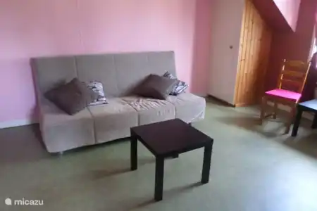 Vakantiehuis Zweden, Värmland, Lakene vakantiehuis Blåbär Woon/slaapkamer