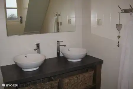 Vakantiehuis Nederland, Noord-Brabant, Odiliapeel vakantiehuis Landgoed Bosrijk badkamer