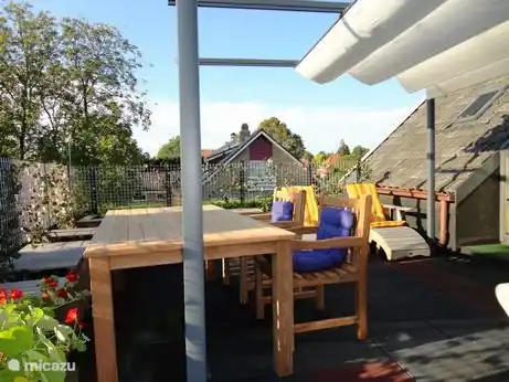 Gran terraza en la azotea