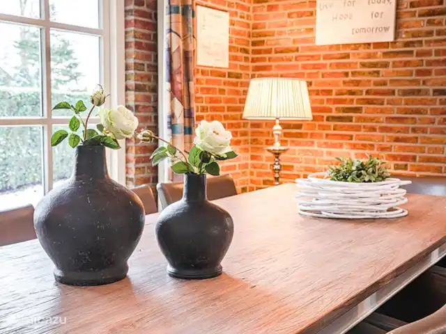 Arcoíris que incluye kota finlandesa en Países Bajos, Overijssel, Losser - casa vacacional comedor