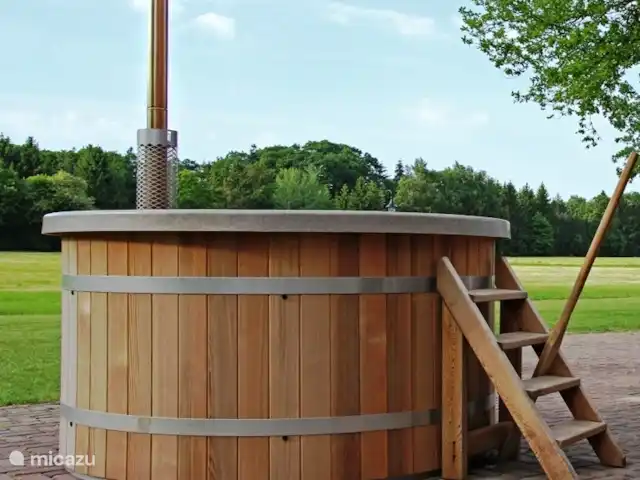 Arcoíris que incluye kota finlandesa en Países Bajos, Overijssel, Losser - casa vacacional