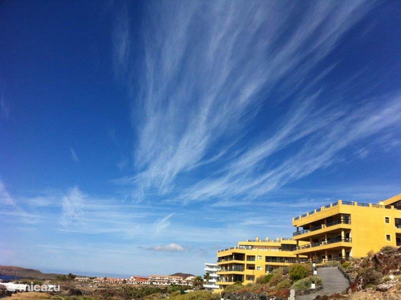 Vakantiehuis Spanje, Tenerife, Golf del Sur Appartement App mt adembenemend zeez in Tenerife