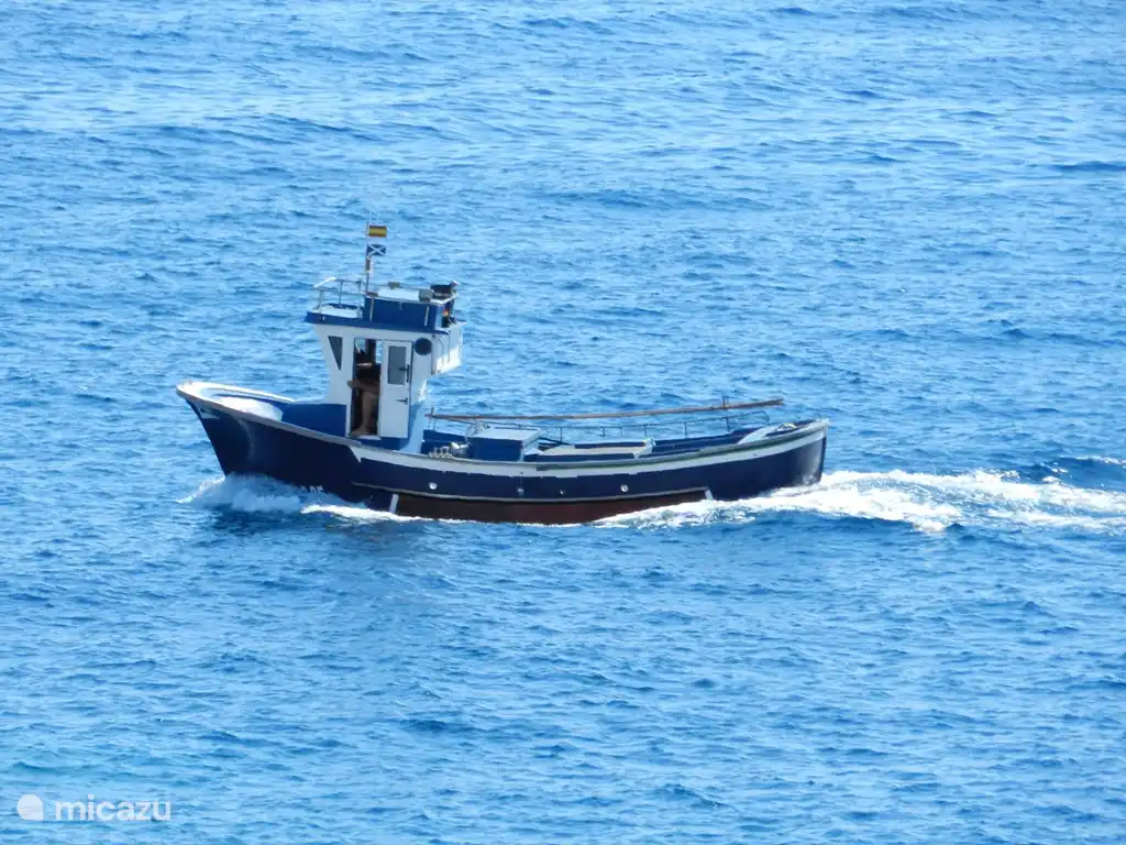Fischerboot Segeln Vergangenheit der Terrasse