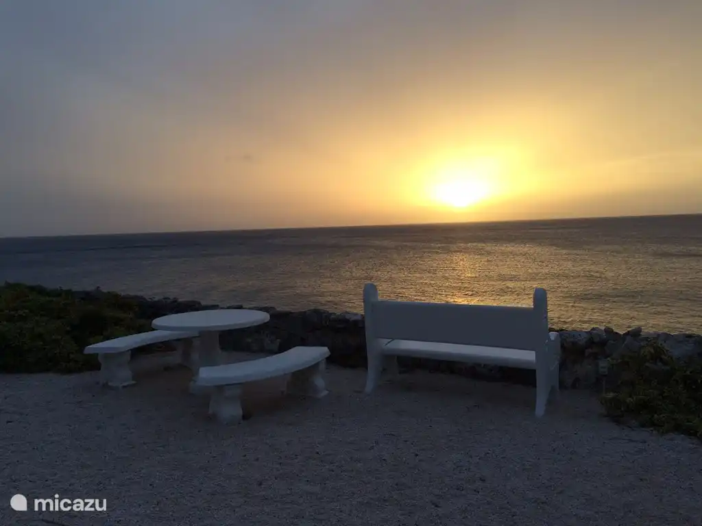 Un beau coucher de soleil.