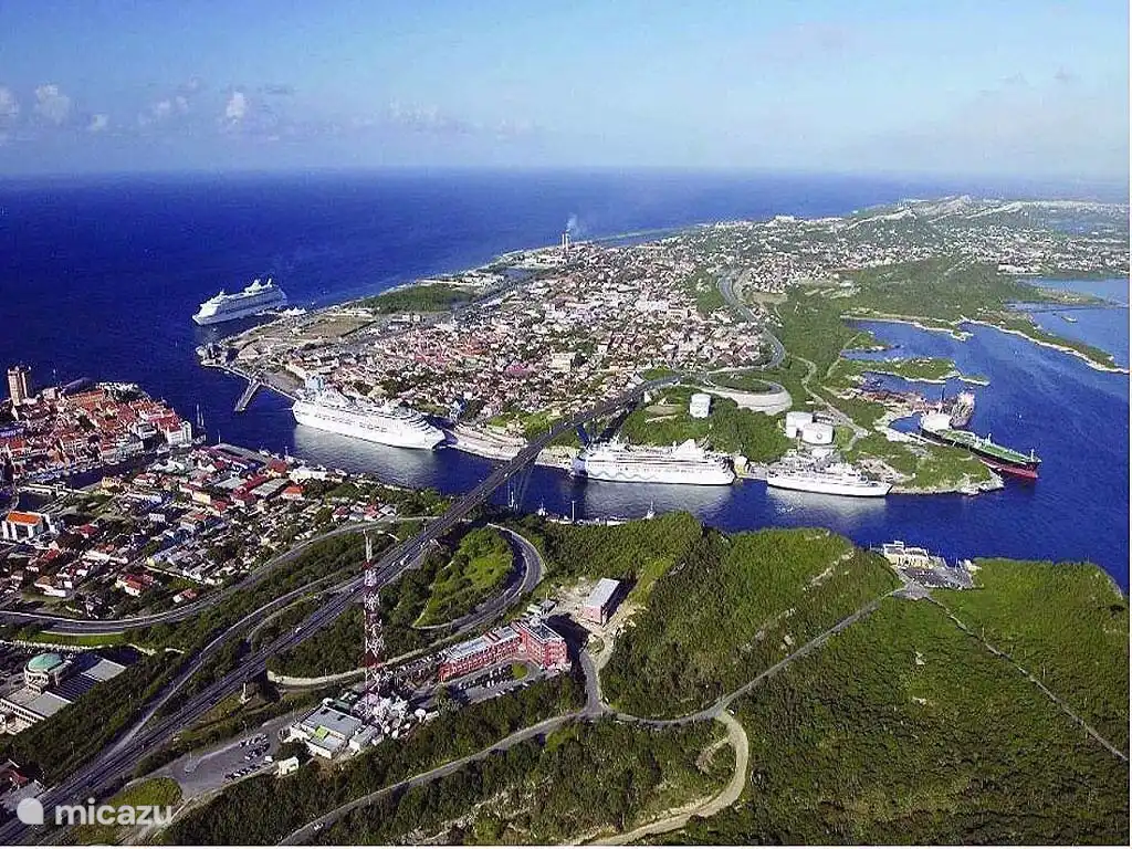 Une belle vue aérienne de Willemstad