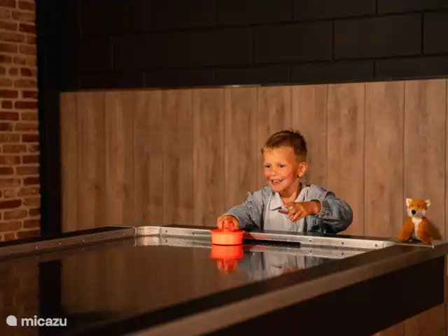 Flint avec Kota finlandais et bain à remous | Pays-Bas, Overijssel, Losser - maison de vacances Hockey sur coussin d’air