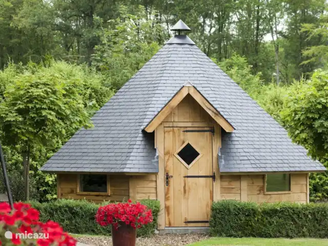 Flint avec Kota finlandais et bain à remous | Pays-Bas, Overijssel, Losser - maison de vacances Kota finlandais