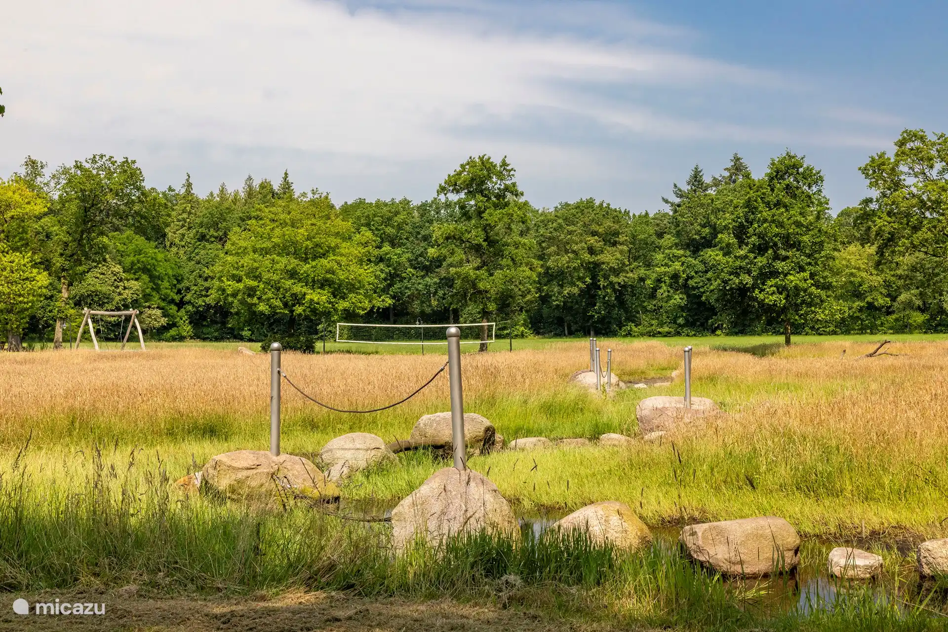 Kletterparcours mit Trittsteinen