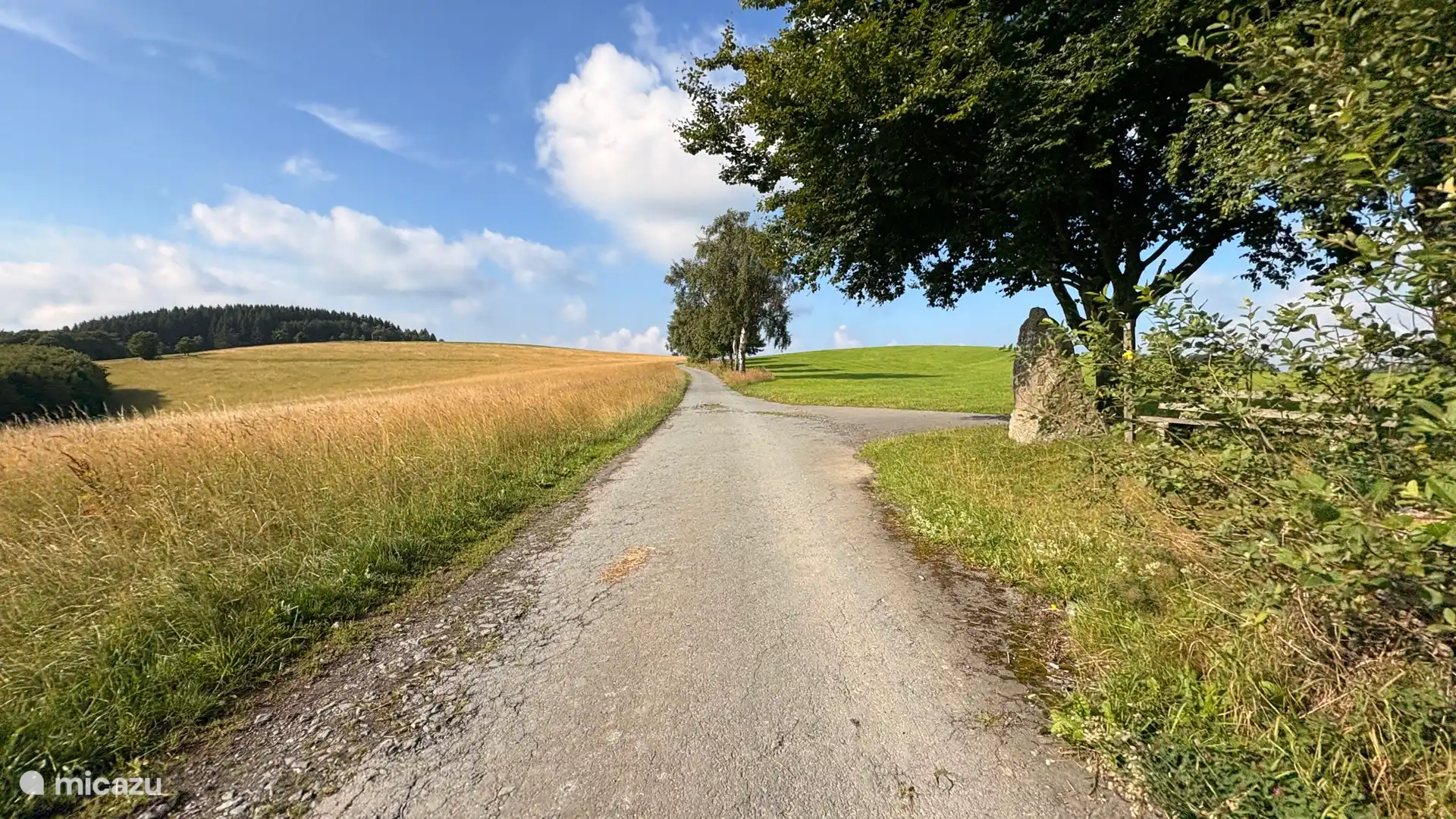Preciosa zona para caminar o andar en bicicleta.