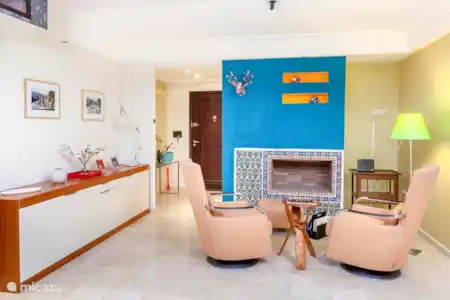 Vakantiehuis Marokko, Atlantische Kust, Casablanca appartement Luxe appartement, Europese kwaliteit livingroom