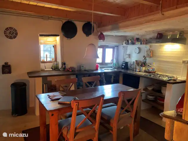 casa de susa en Italia, Piamonte, Susa - casa rural / cabaña cocina