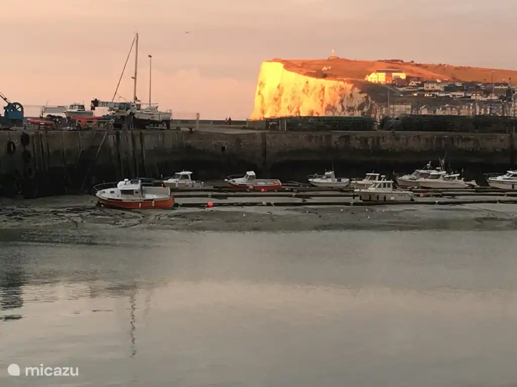 Haven le Treport bij eb