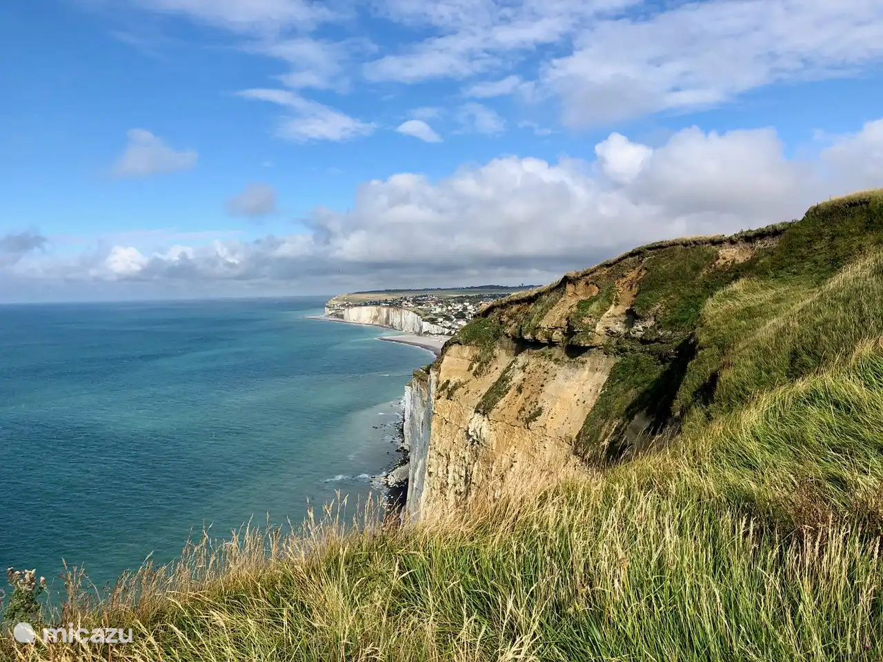 September; Wandeling naar Mont Jolibois, uitzicht op Mesnil-Val