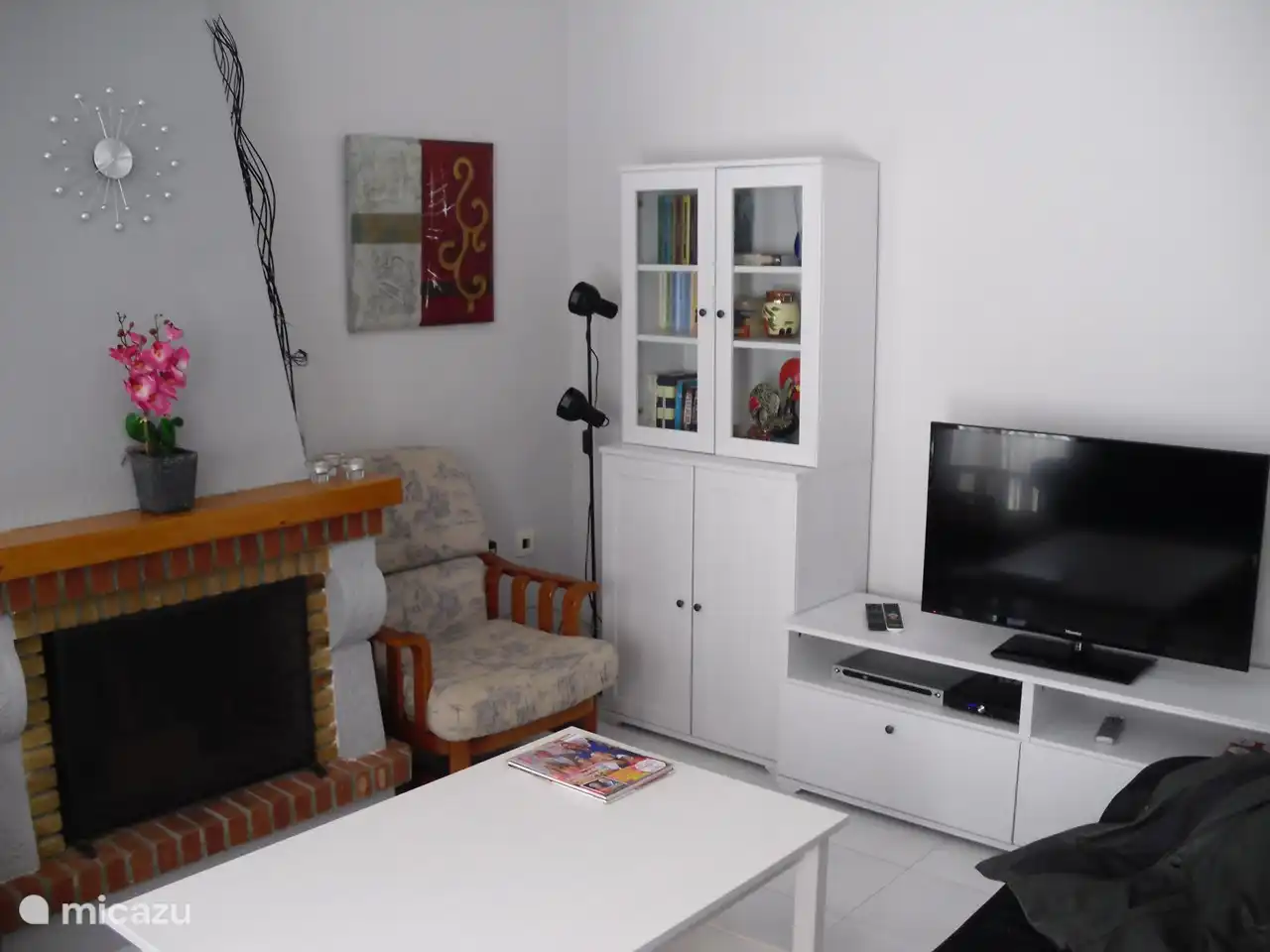 Salon in Villa mit Schlafsofa (2 Personen) + Klimaanlage