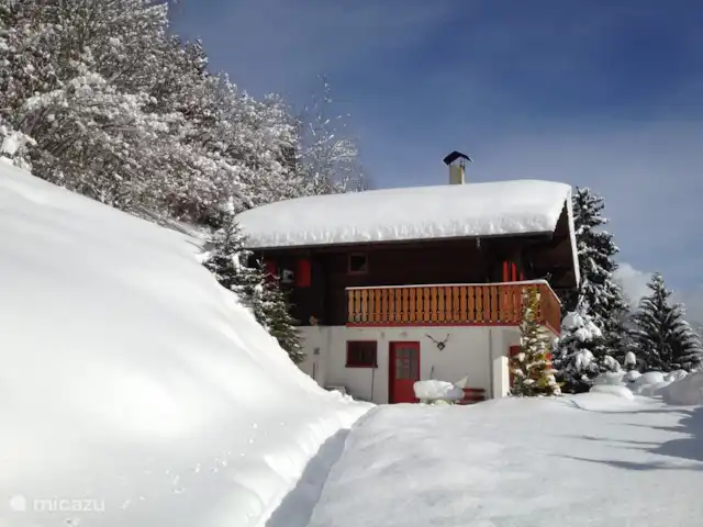 Chalet Mignon vrijstaand & zonnig huren in Zwitserland, Wallis, Torgon - chalet Ons huis in de winter
