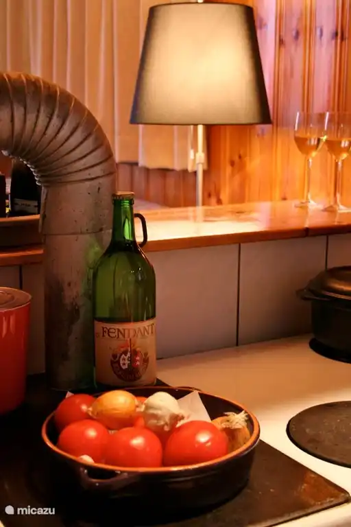 Vista desde la cocina al salón