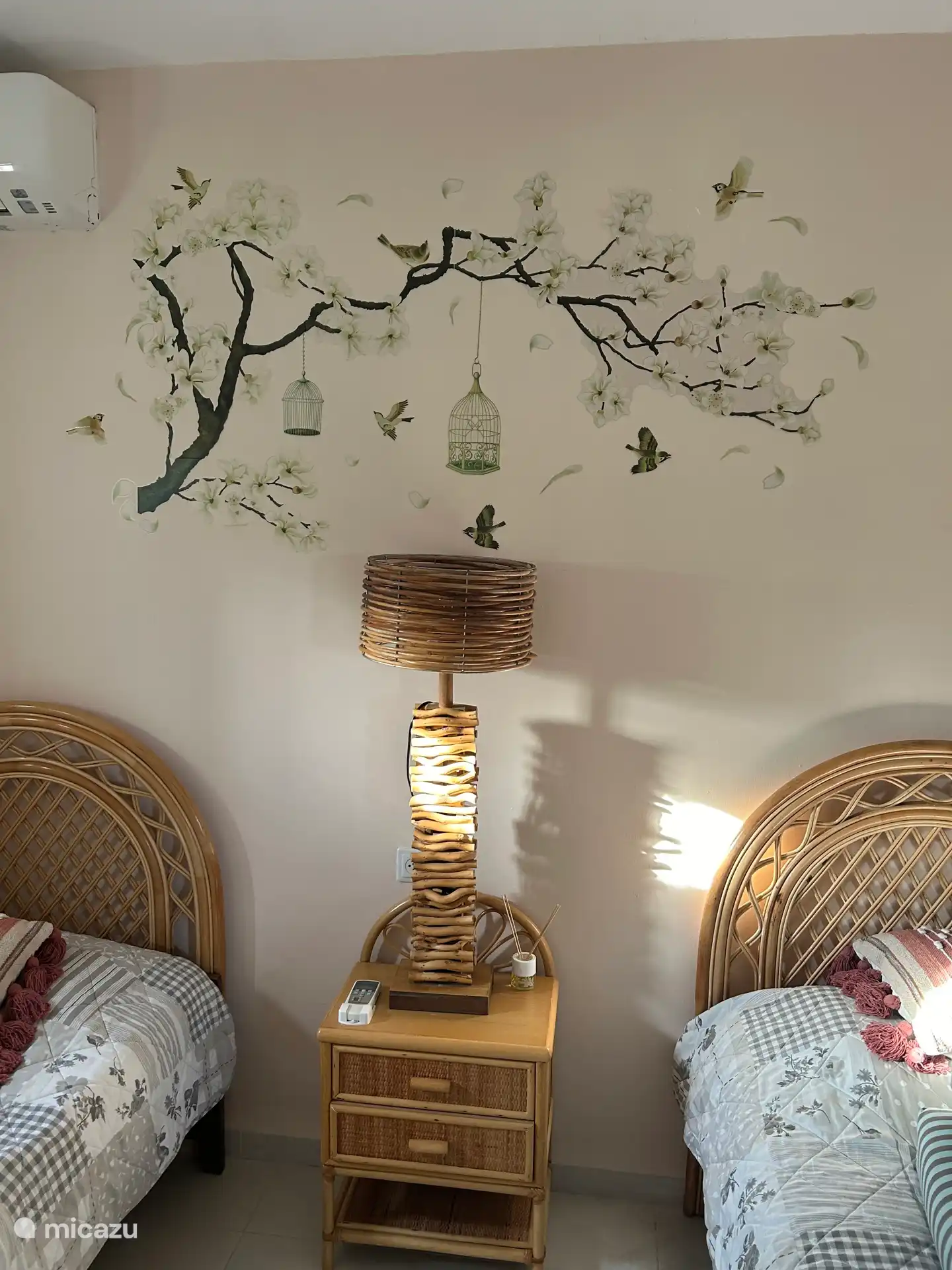 Chambre avec 2 lits simples 