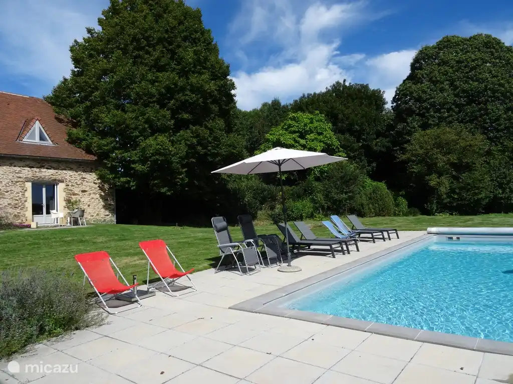 Von der überdachten Terrasse