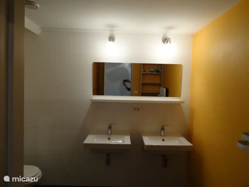 Badezimmer Haus mit Dusche und WC