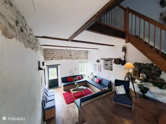Gîte Rouge, Menil Vin, Normandie | France, Orne, Ménil-Vin - maison de vacances Salon avec coin salon