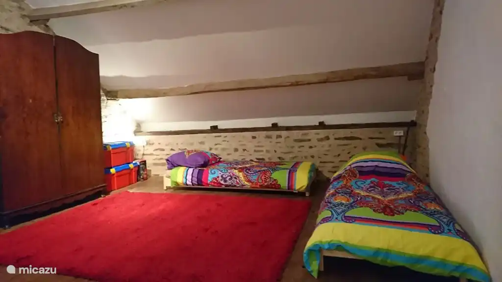 Vide met tweepersoonsbed.