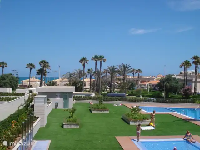 Location de Vacances Espagne, Costa Blanca, Torrevieja, appartement - Appartement de luxe la mata 1B vue depuis la terrasse