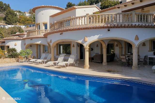 Vakantiehuis Spanje, Costa Blanca, Moraira – villa Casa de Mensink  Moraira zeezicht