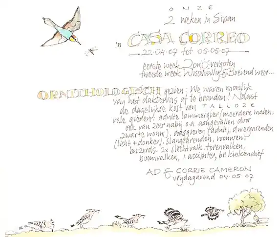 Du journal de bord de Casa Correo.