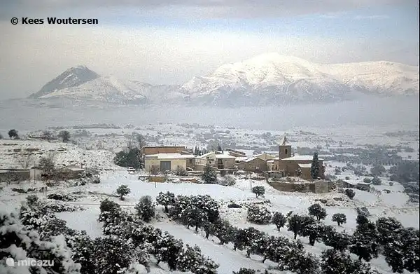 Un phénomène rare, la neige à Sipán.