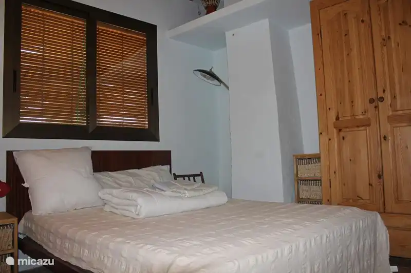 Chambre avec lit double.