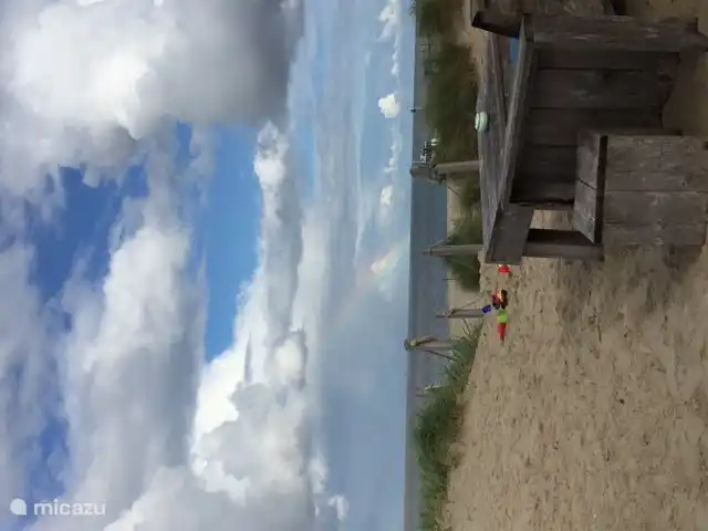 Mit Blick auf das Wattenmeer.