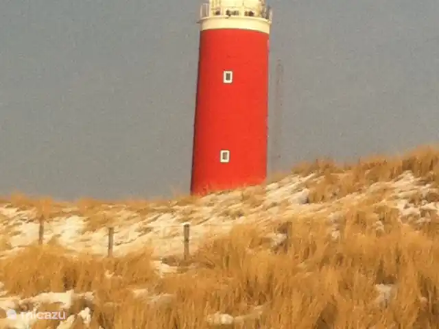 Location de Vacances Pays-Bas, Texel, De Cocksdorp, bungalow - Maison de Texel Le phare en hiver.