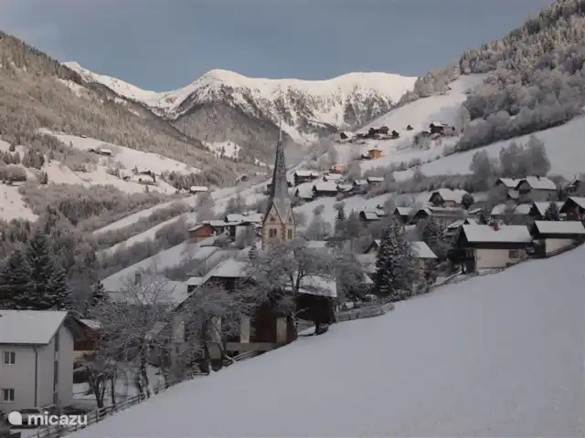 Alpentraum, apartamento Almhof en Austria, Carintia, Kaning (Radenthein) - apartamento Vista del pueblo.