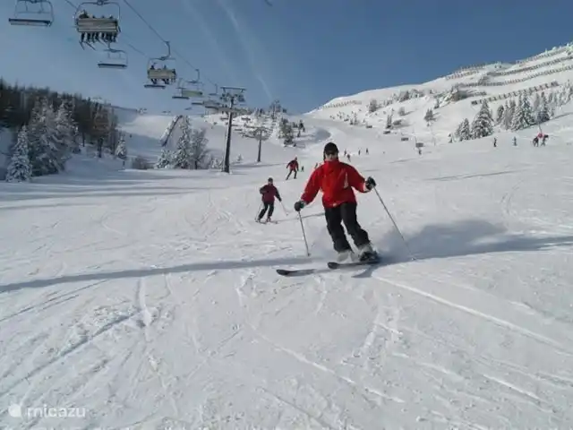 Alpentraum, apartamento Almhof en Austria, Carintia, Kaning (Radenthein) - apartamento Hermosas laderas tranquilas Con bonitas cabañas en el camino para comer algo sabroso.