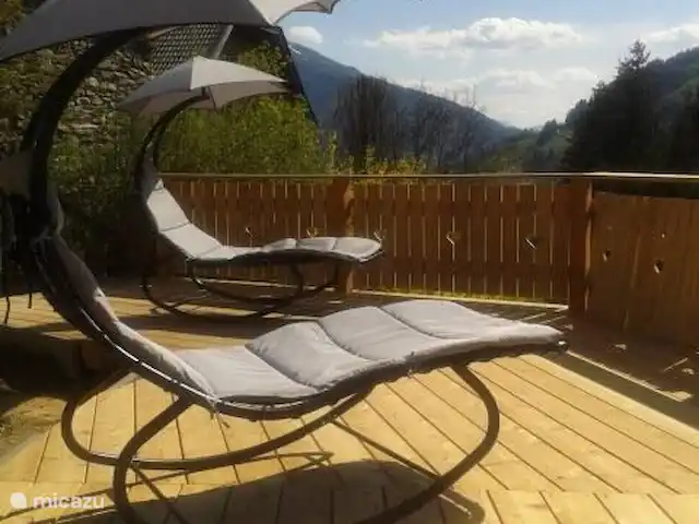 Alpentraum, appartement Berghof | Autriche, Carinthie, Kaning (Radenthein) - appartement Bain de soleil avec une super vue