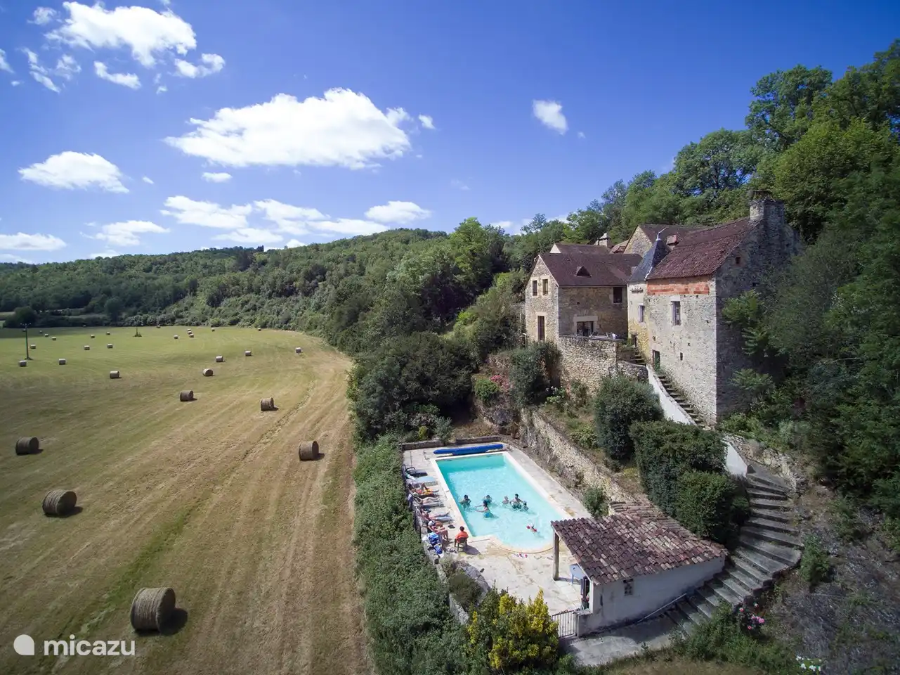 Mountainbiken, Frankrijk, Dordogne, Saint-Martial-de-Nabirat, vakantiehuis Laurence