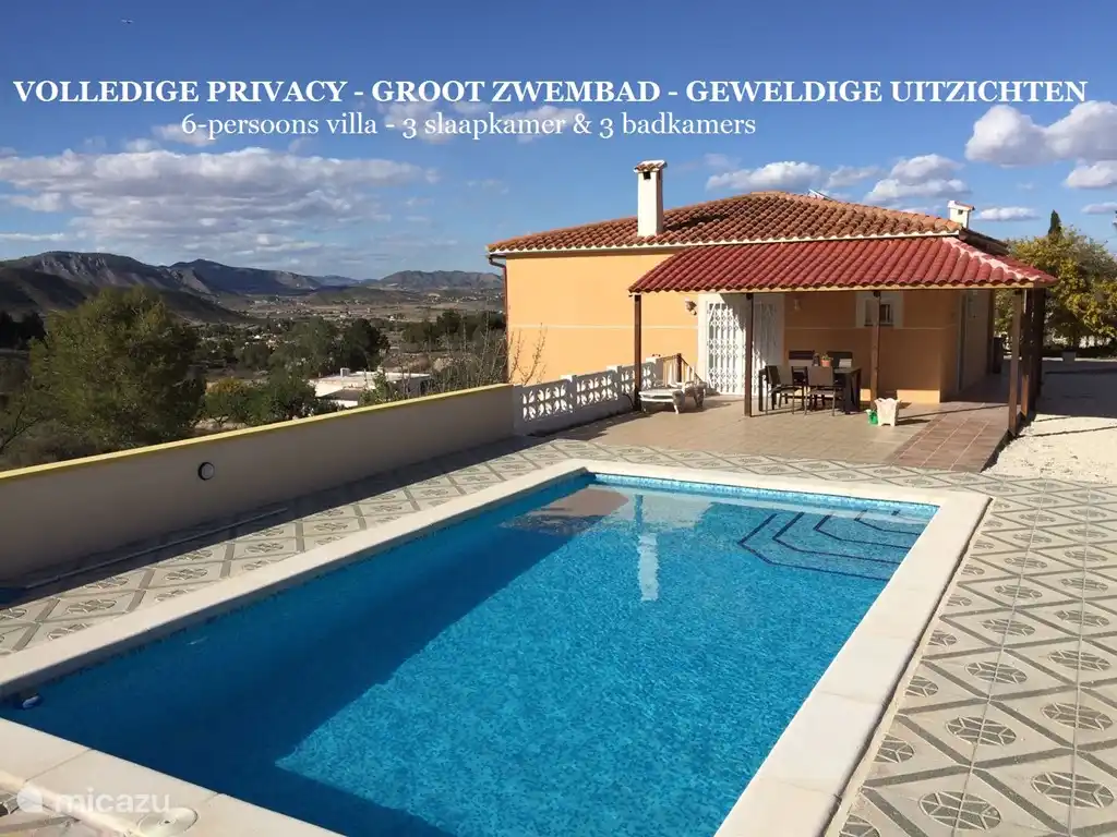 Séjour hivernal, Espagne, Costa Blanca, Hondón de las Nieves, villa Villa Bonita Vista