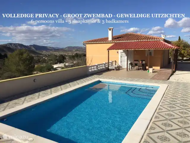 Villa Bonita Vista | Espagne, Costa Blanca, Hondón de las Nieves - villa Villa Bonita Vista | Espagne, Costa Blanca, Hondón de las Nieves - villa