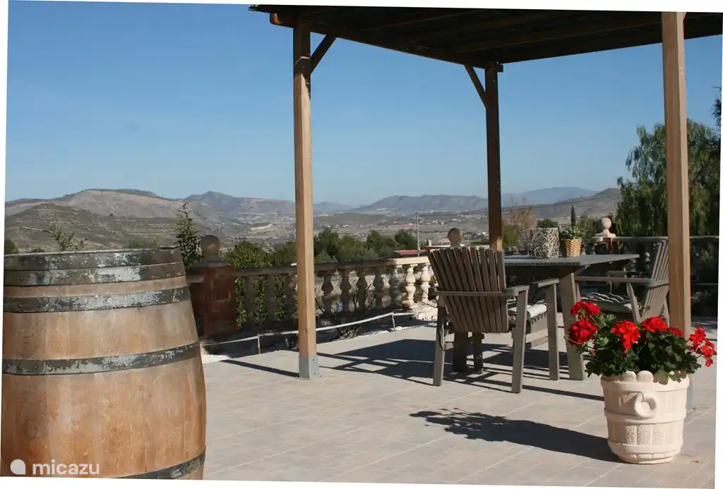 Superbes vues depuis le patio avant