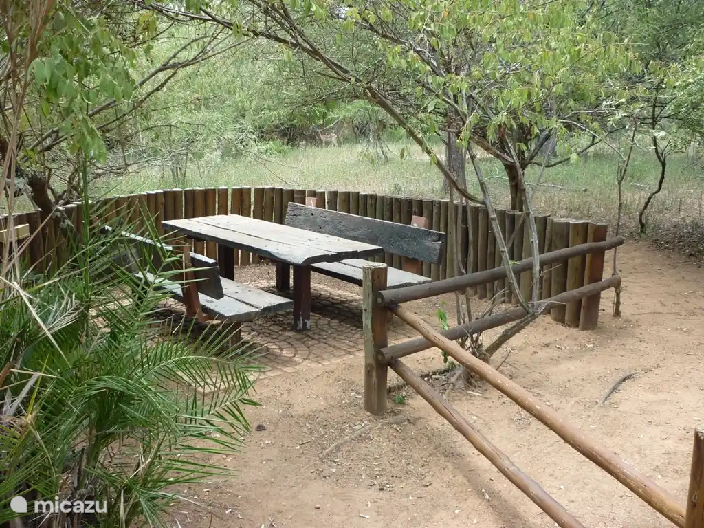 Ein toller Ort für das Frühstück mit Blick auf die wilde