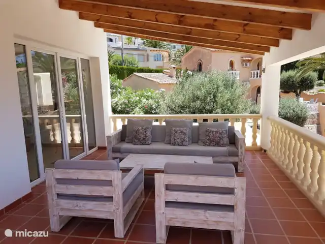 Retour au début! Villa Perla del Mar 2 à 8 p | Espagne, Costa Blanca, Benissa - villa Grande terrasse ouverte au milieu de l’étage avec de belles vues