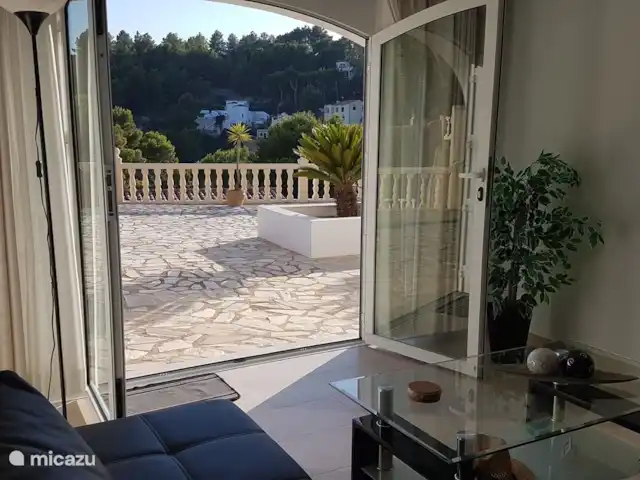 Retour au début! Villa Perla del Mar 2 à 8 p | Espagne, Costa Blanca, Benissa - villa Salon 3 étage inférieur avec accès direct à la terrasse