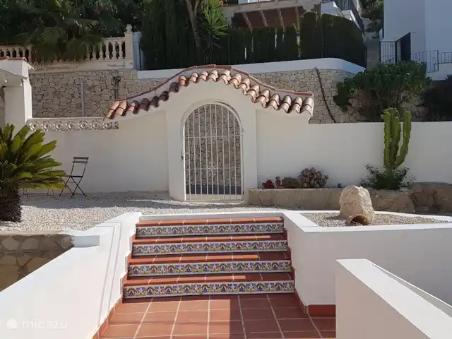Retour au début! Villa Perla del Mar 2 à 8 p | Espagne, Costa Blanca, Benissa - villa notre entrée vue du côté de la maison